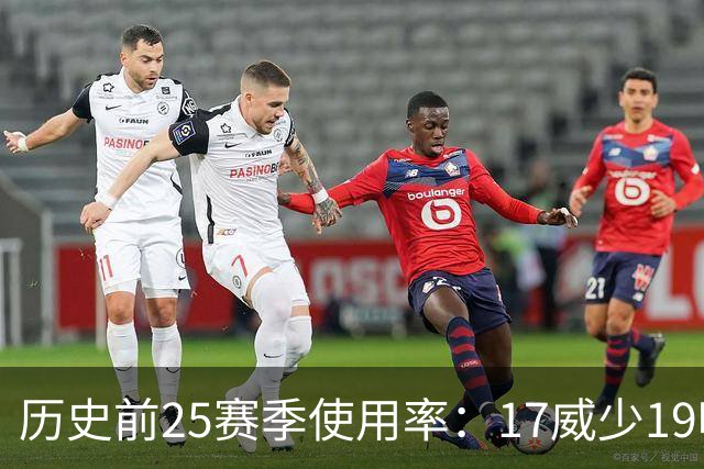 历史前25赛季使用率：17威少19哈登23字母占据前三 东契奇上榜6次